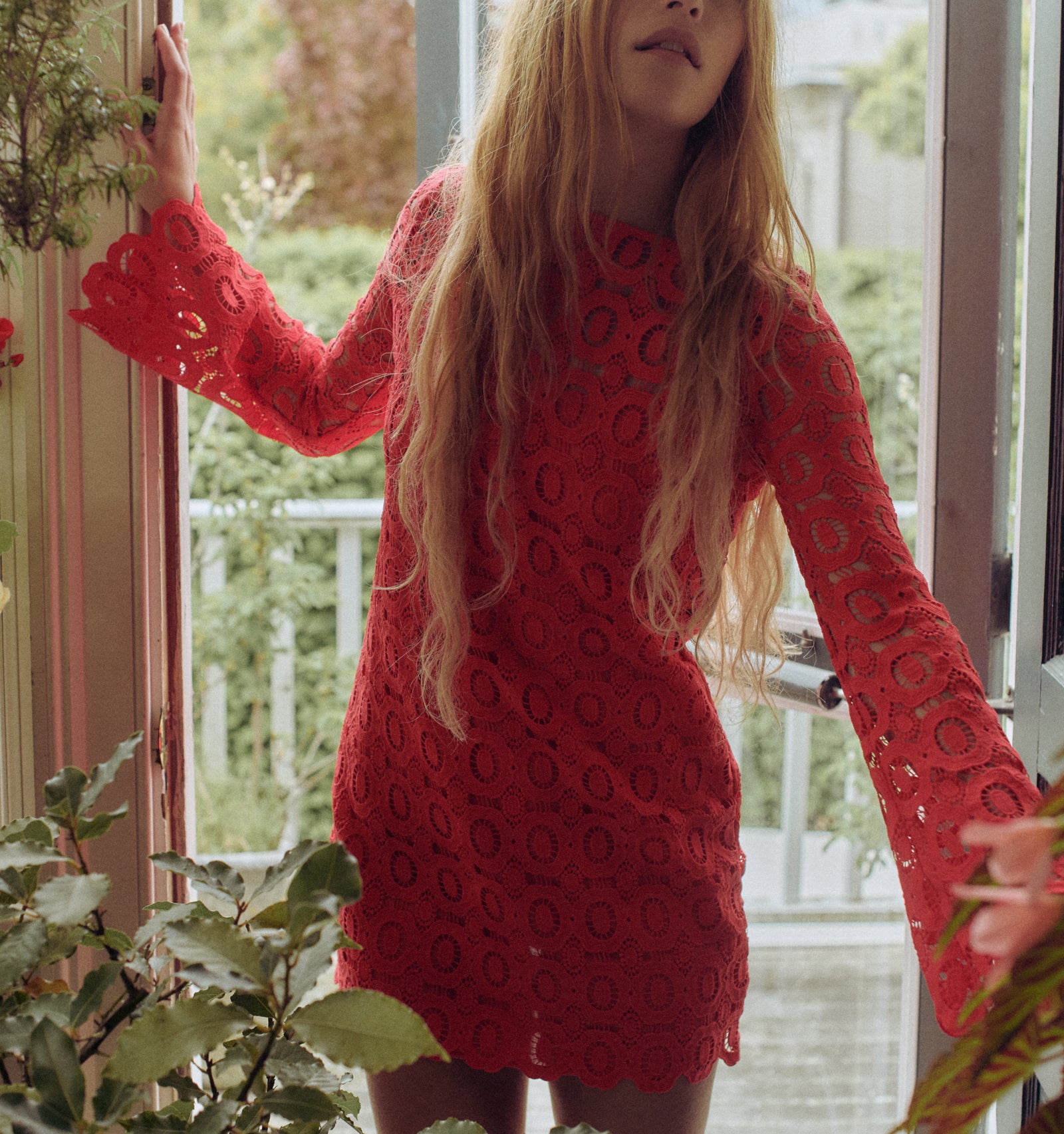 The Eliza Mini Dress - Poppy Lace Hill House Home The Eliza Mini Dress - Poppy Lace Hill House Home