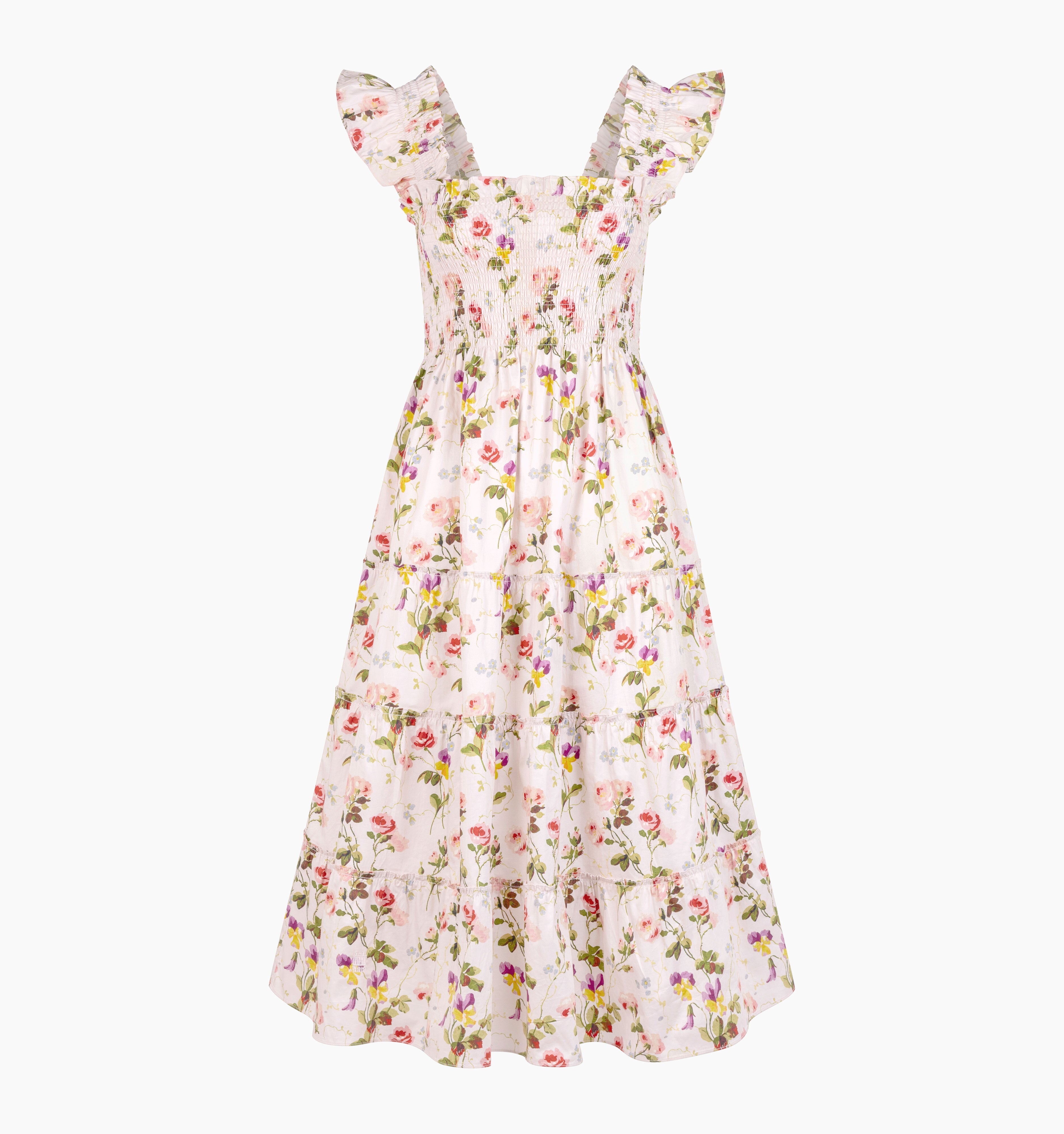The Ellie Nap Dress - Pink Bluebonnet