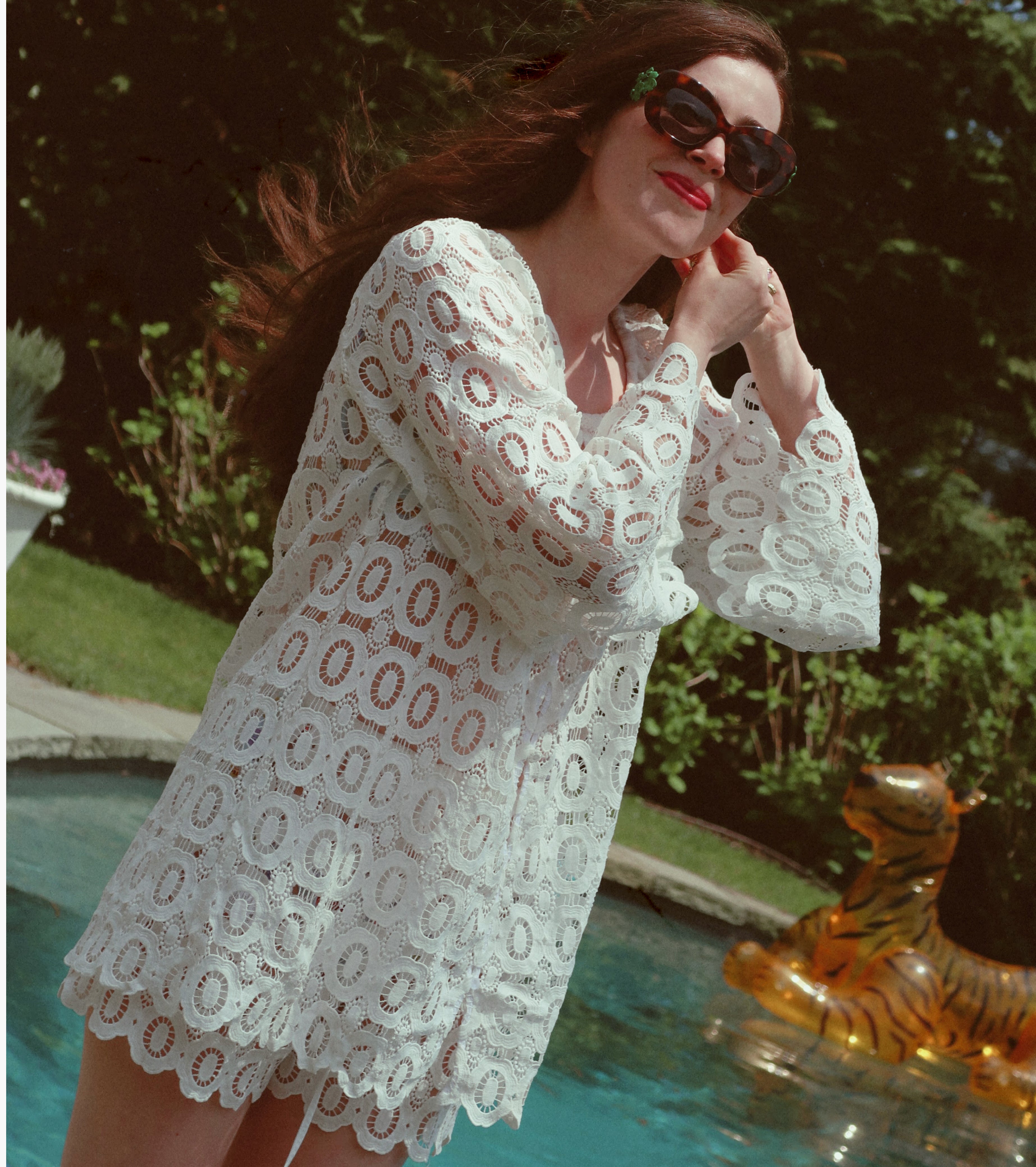 トップス House on the hill SET The Enella Tunic - White Broderie – Hill House Home