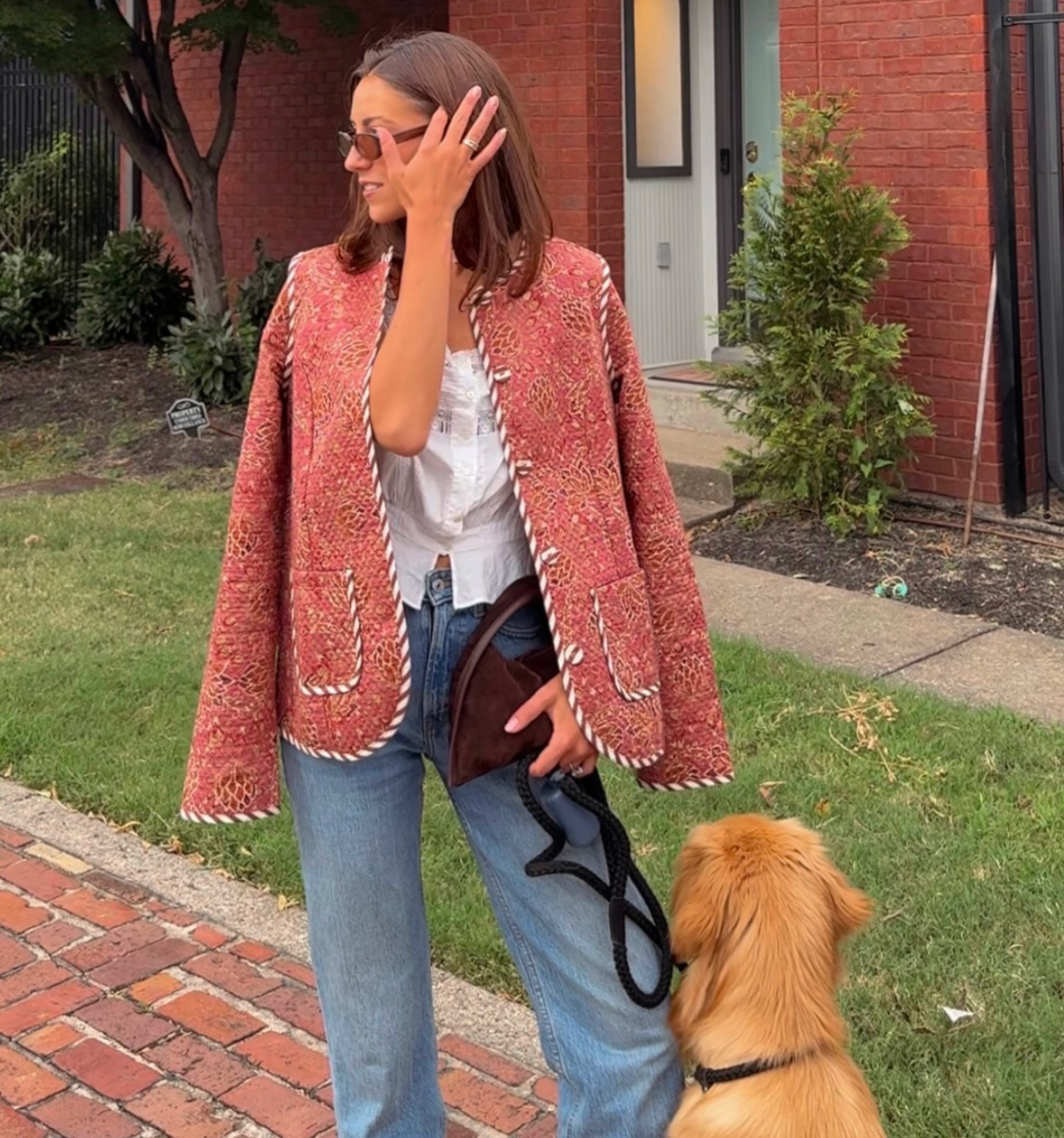 The Rowan Jacket - Autumn Floral – Hill House Home
