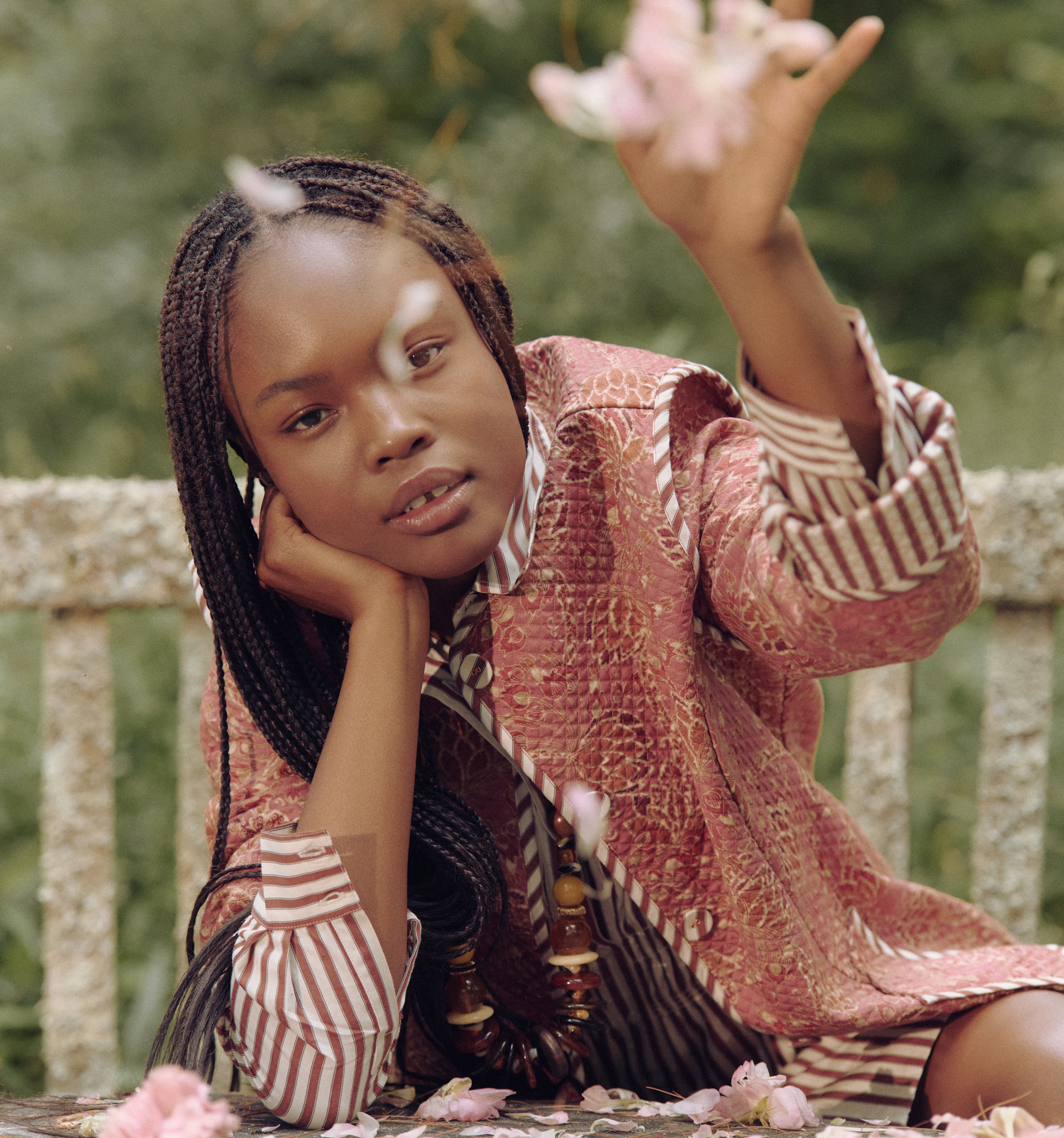 The Rowan Jacket in Autumn Floral color: Autumn Floral