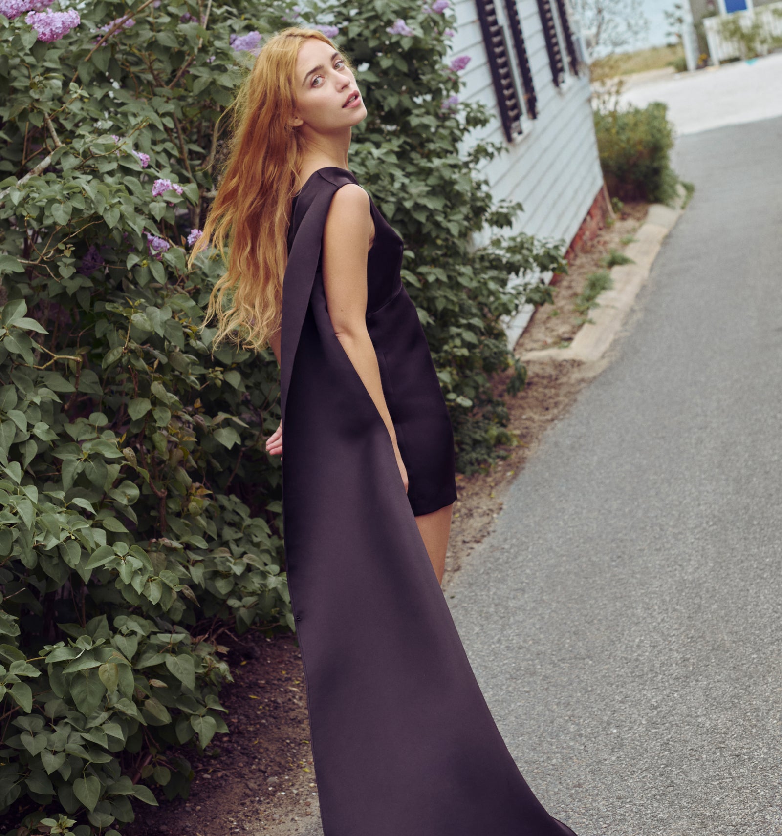 The Eden Dress | Black / 6 | Satin | Hill House Home The Eden Dress | Black / 6 | Satin | Hill House Home