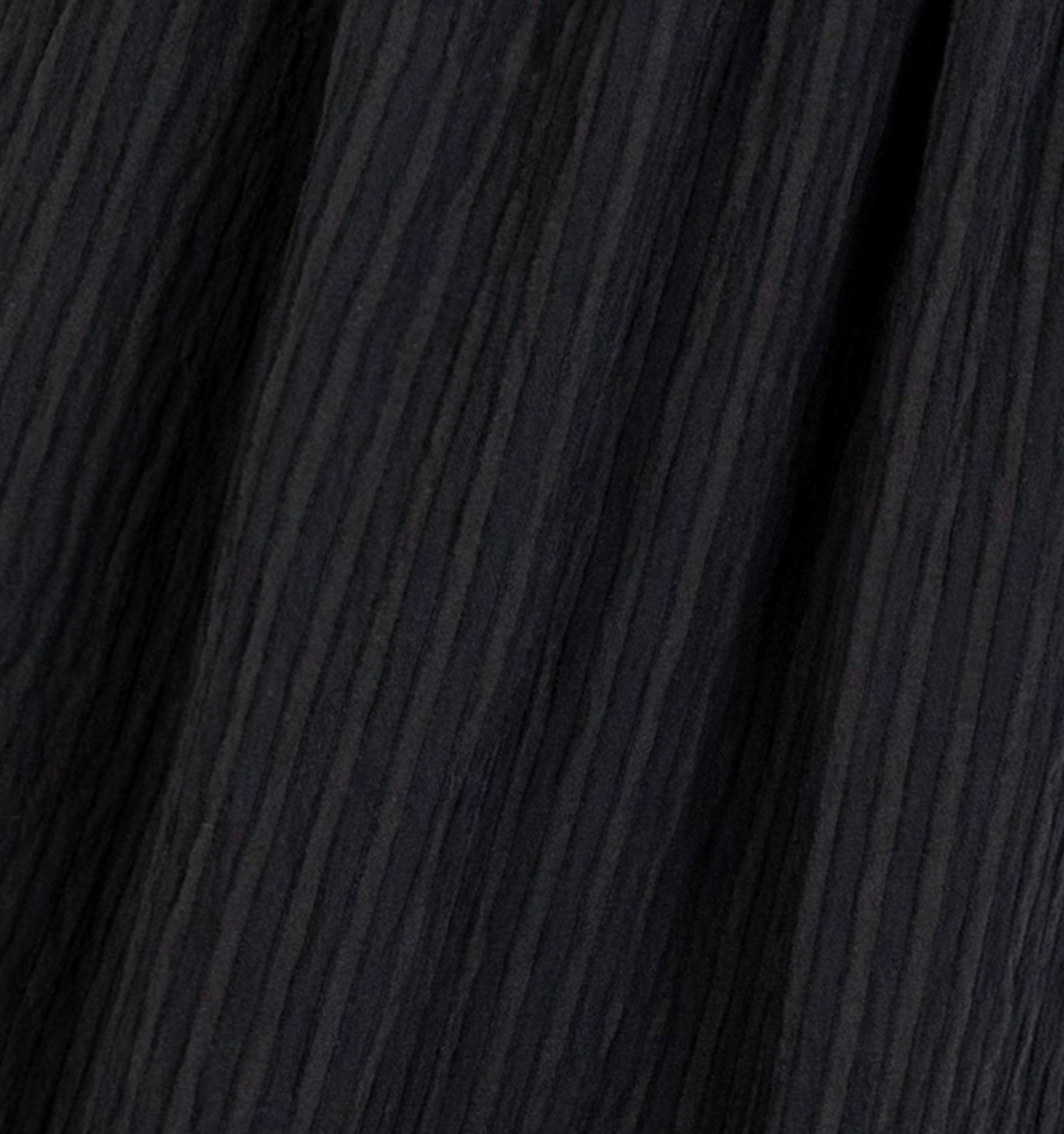 The Cosima Nap Dress - Black Tonal Seersucker