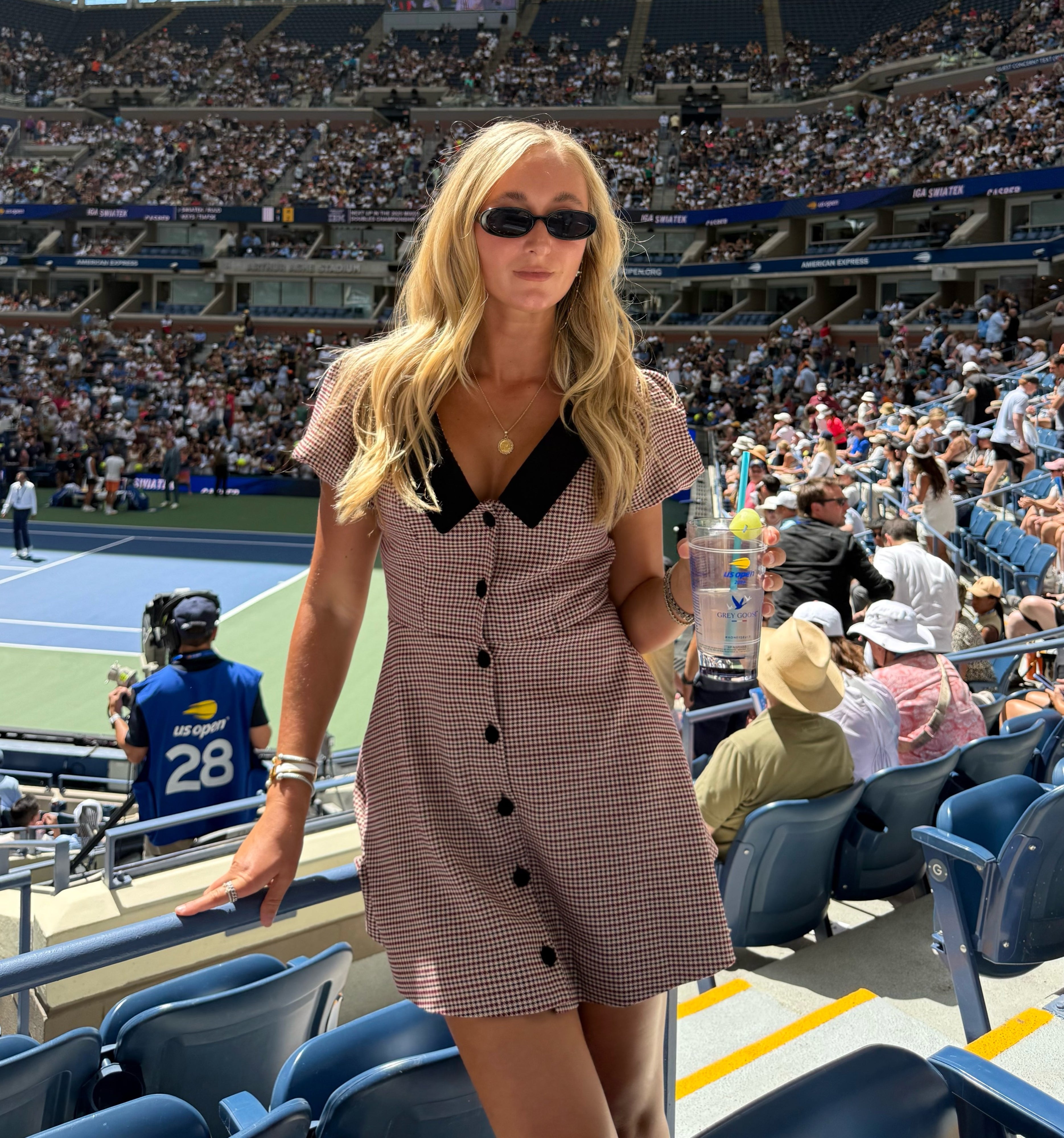 The Samantha Dress in Burgundy Holmes Houndstooth color: Burgundy Holmes Houndstooth 