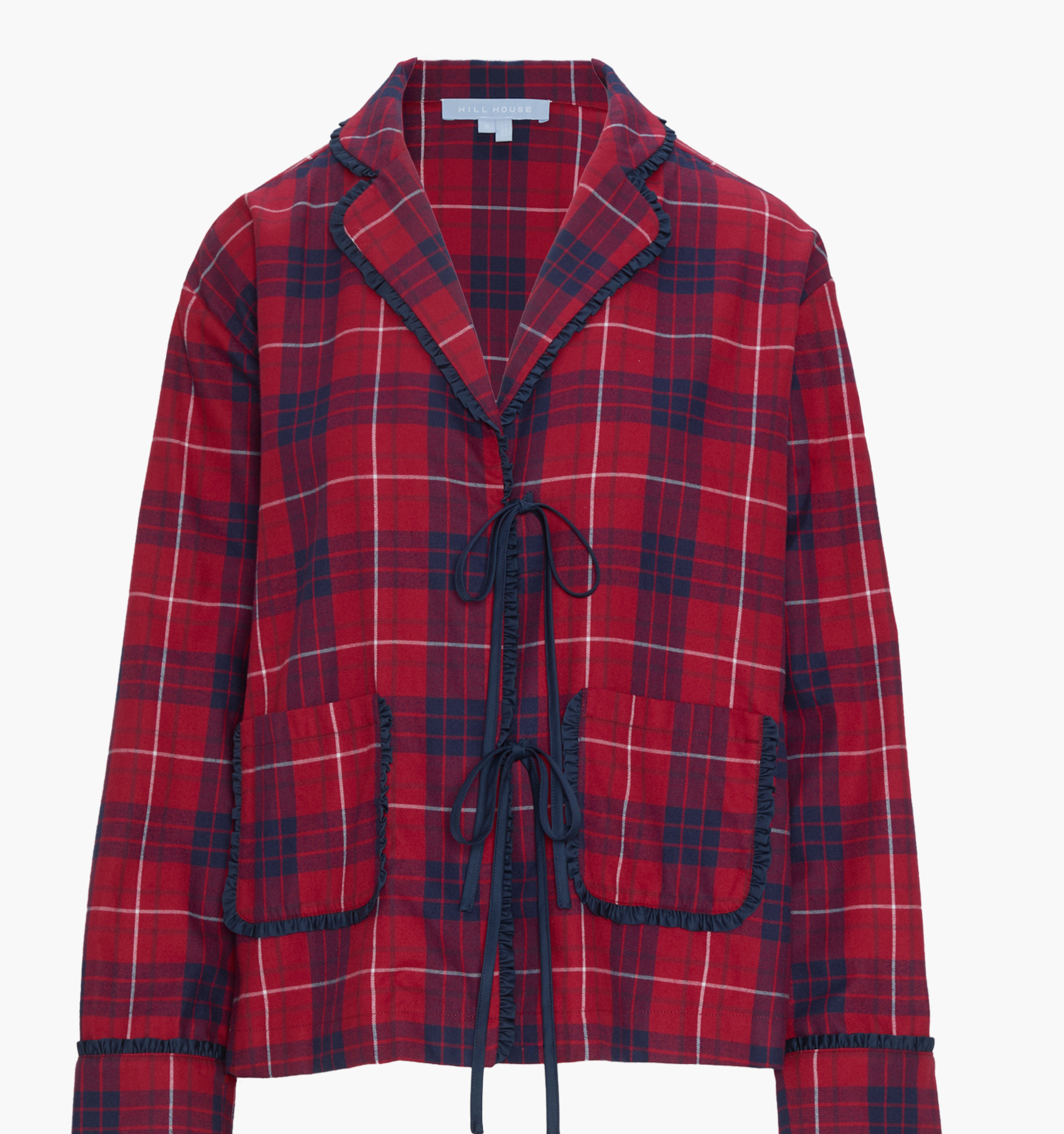 monogram: cherry tartan