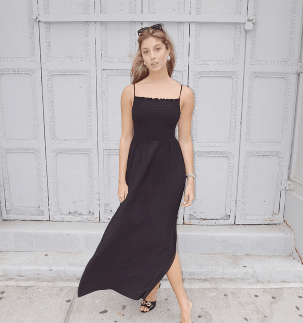 The Jersey Isabel Nap Dress - Black
