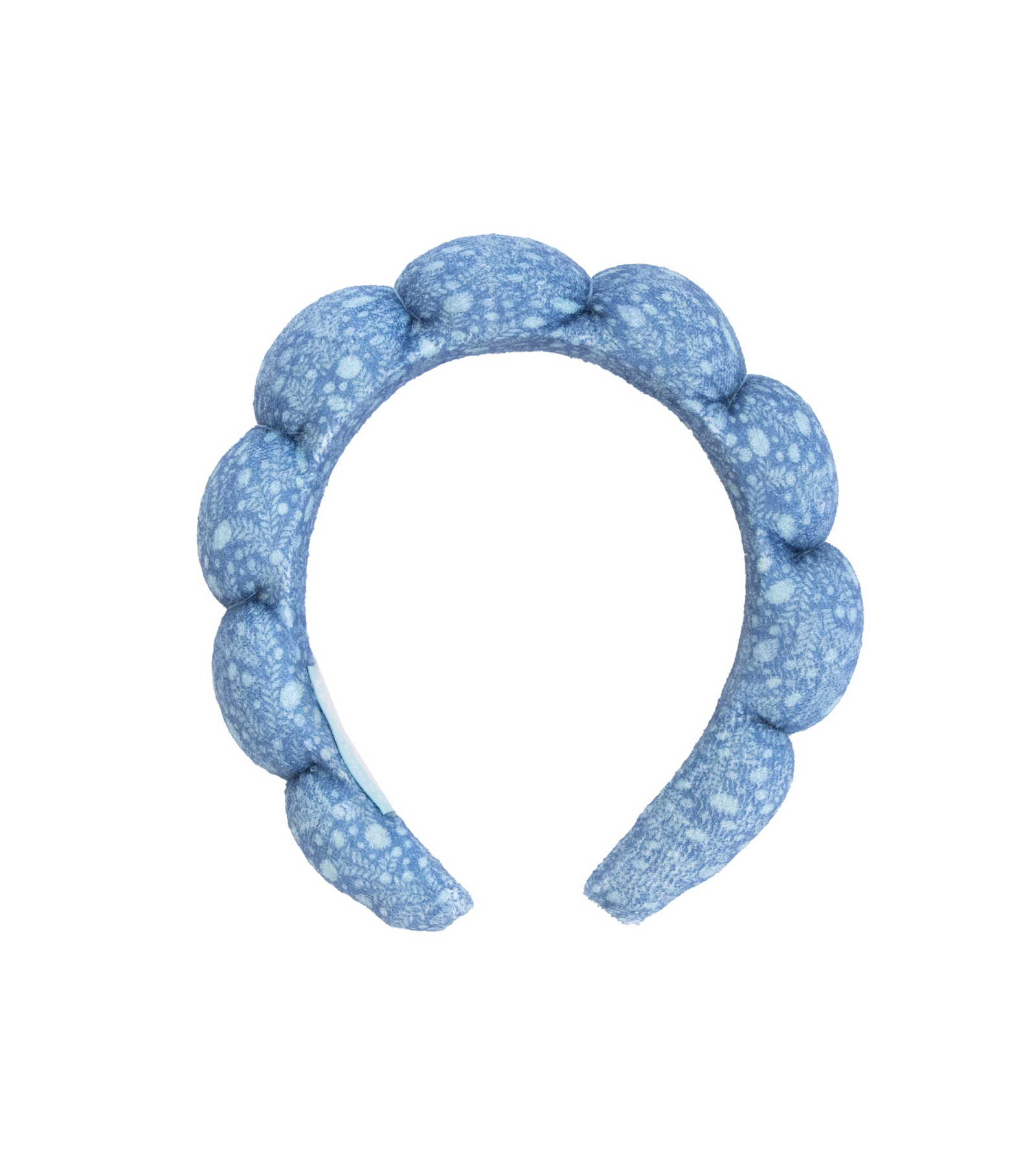 Hill House x Wet Brush Terry Scalloped Headband - Cornflower Ditsy Thistle
