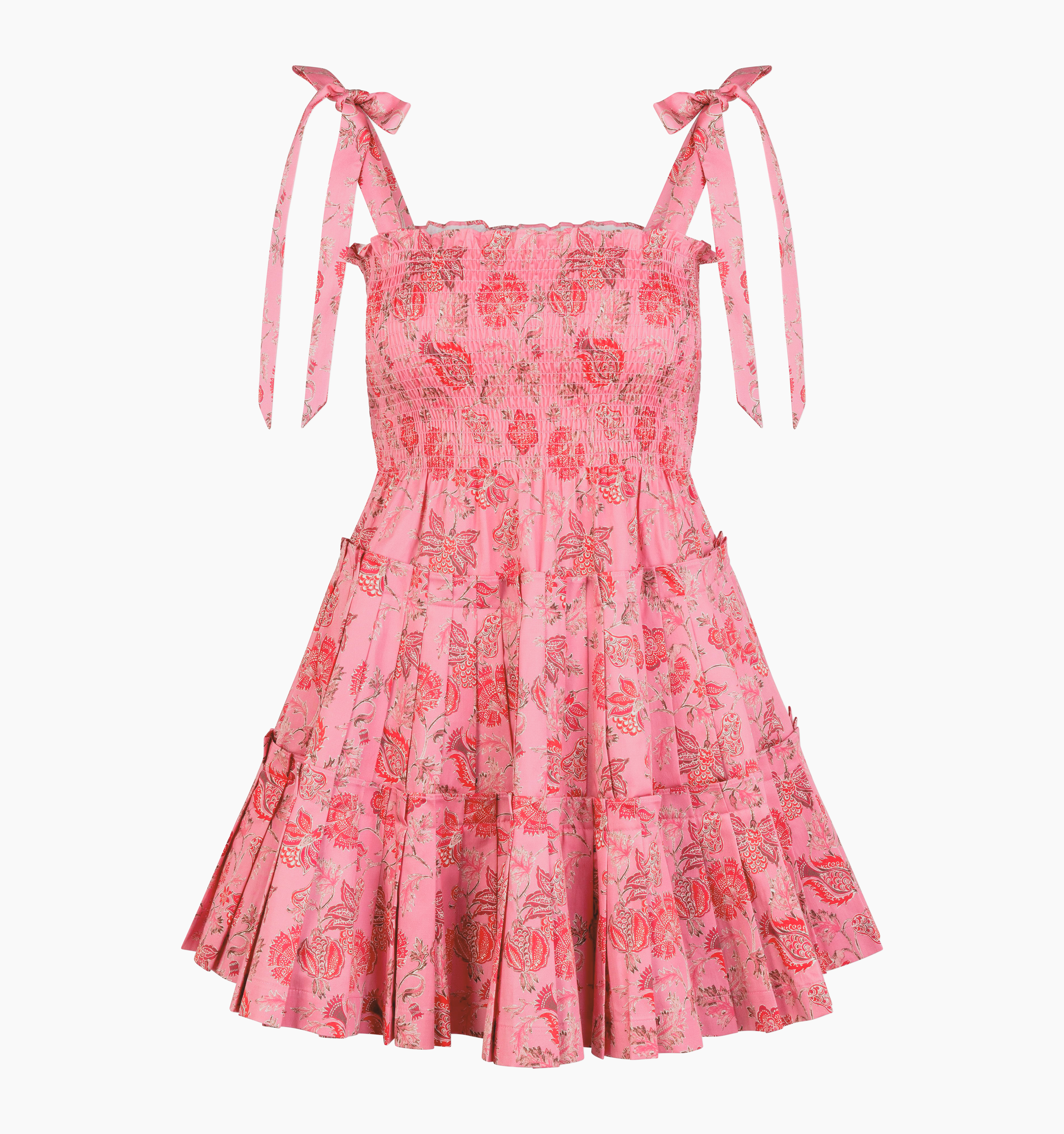 The Ribbon Charlotte Nap Dress - Pink Pimlico Floral