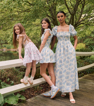 Roller Rabbit x Hill House Scarlett Nap Dress - Blue Sherwood