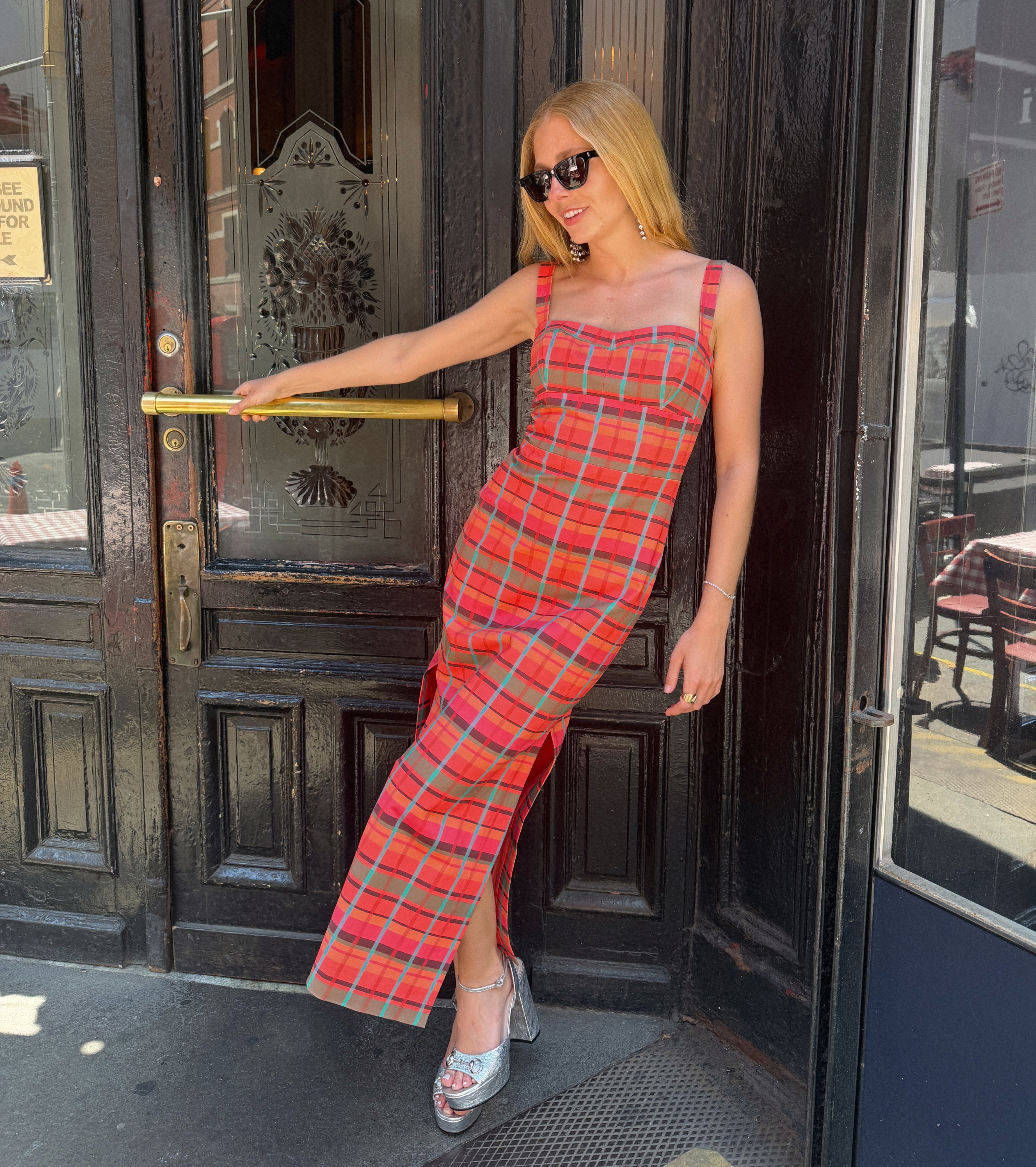 The Agnes Dress - Sunset Gingham – Hill House Home