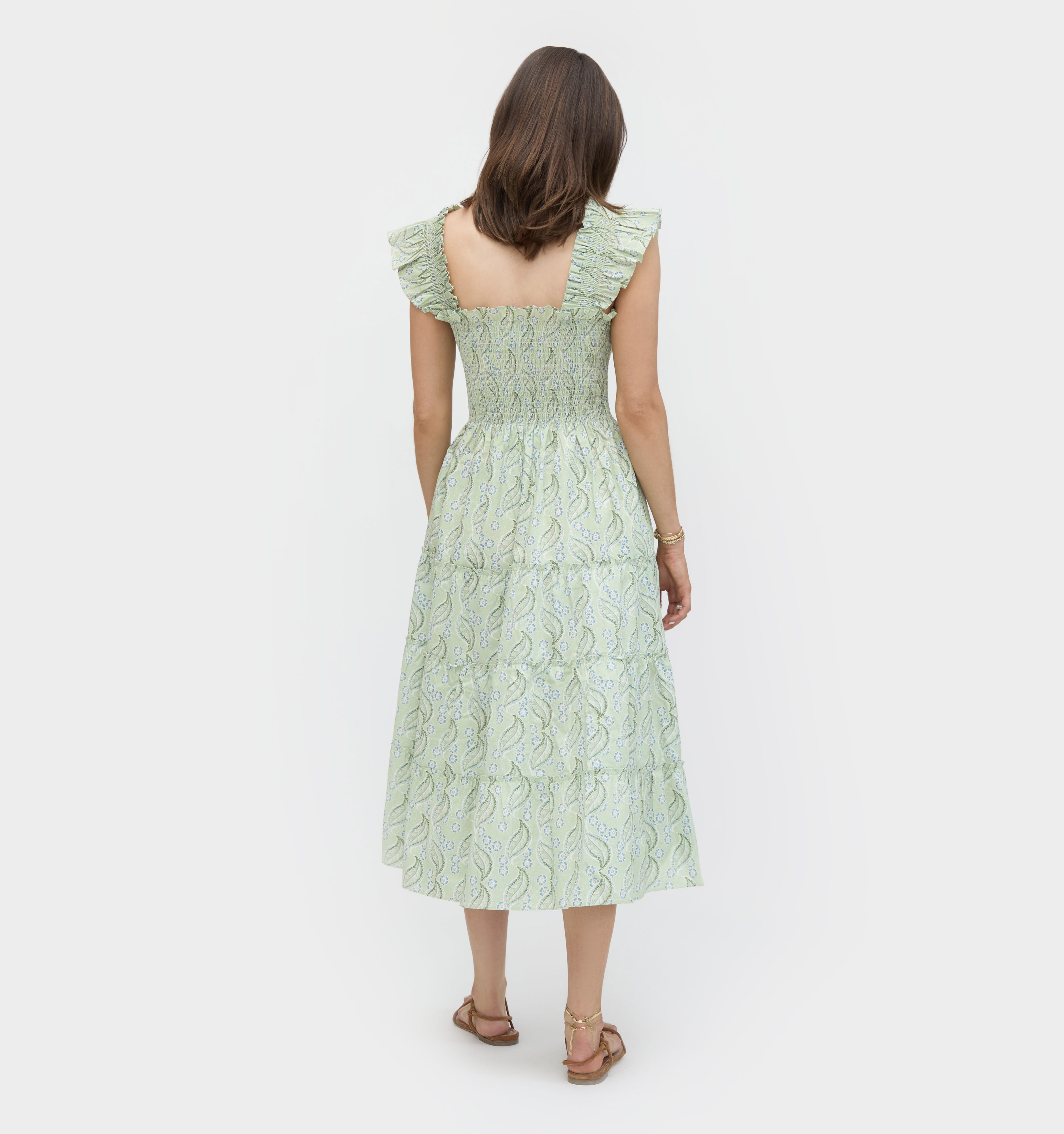 The Ellie Nap Dress - F. Steiner & Co. Archive Eucalyptus Floral