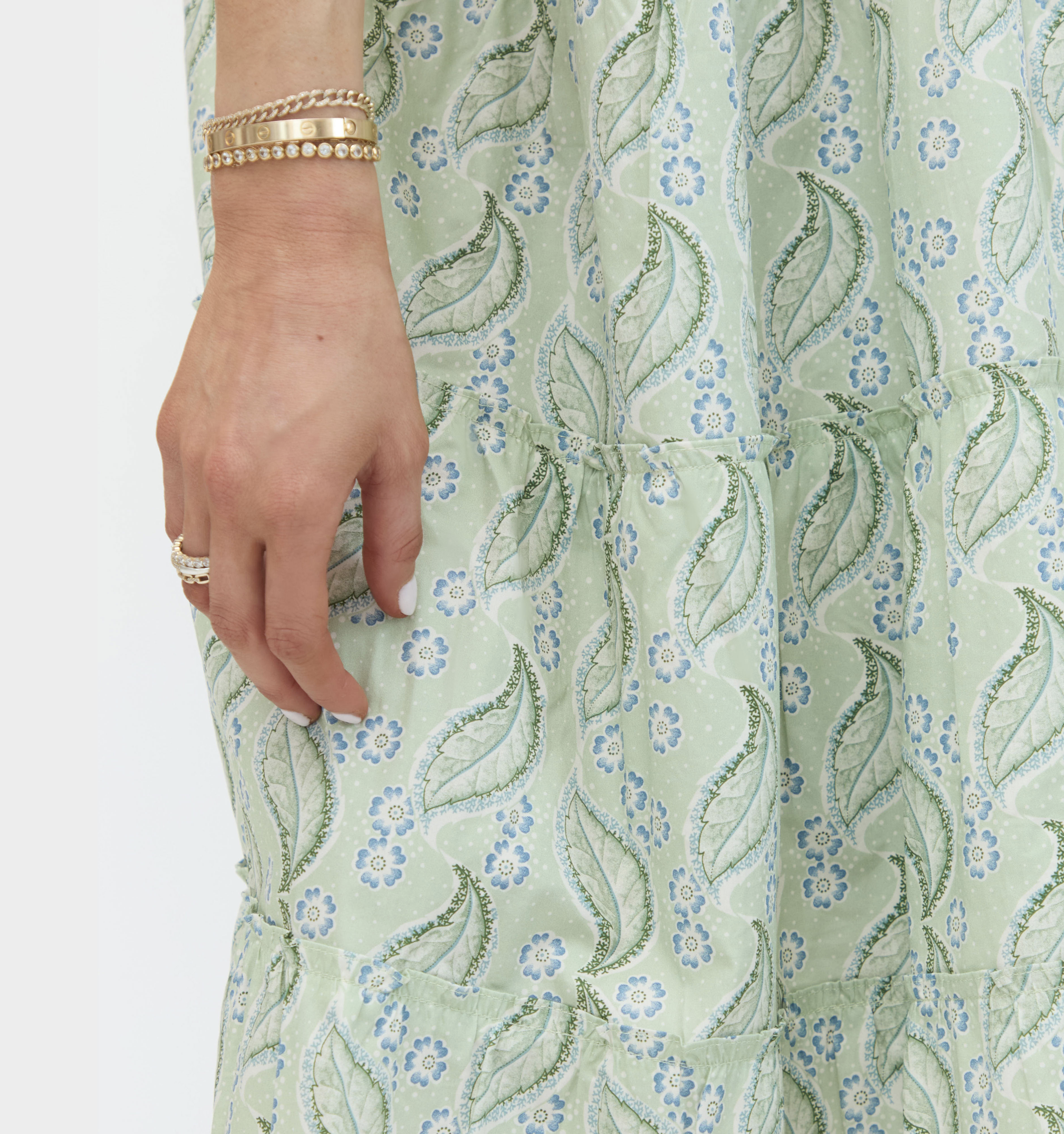 The Ellie Nap Dress - F. Steiner & Co. Archive Eucalyptus Floral