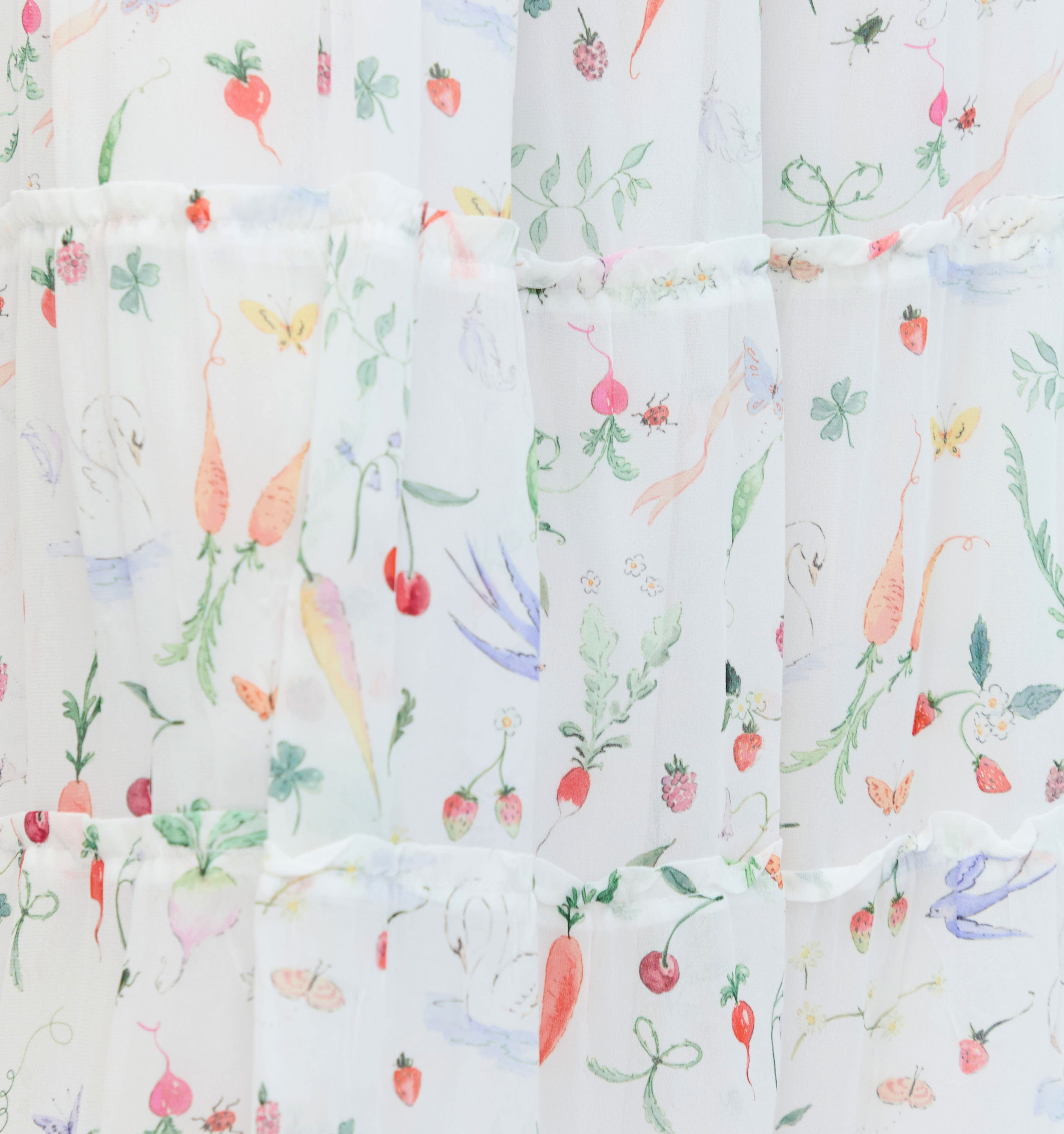 The Ribbon Ellie Nap Dress - Susannah Garrod Veggie Botanical