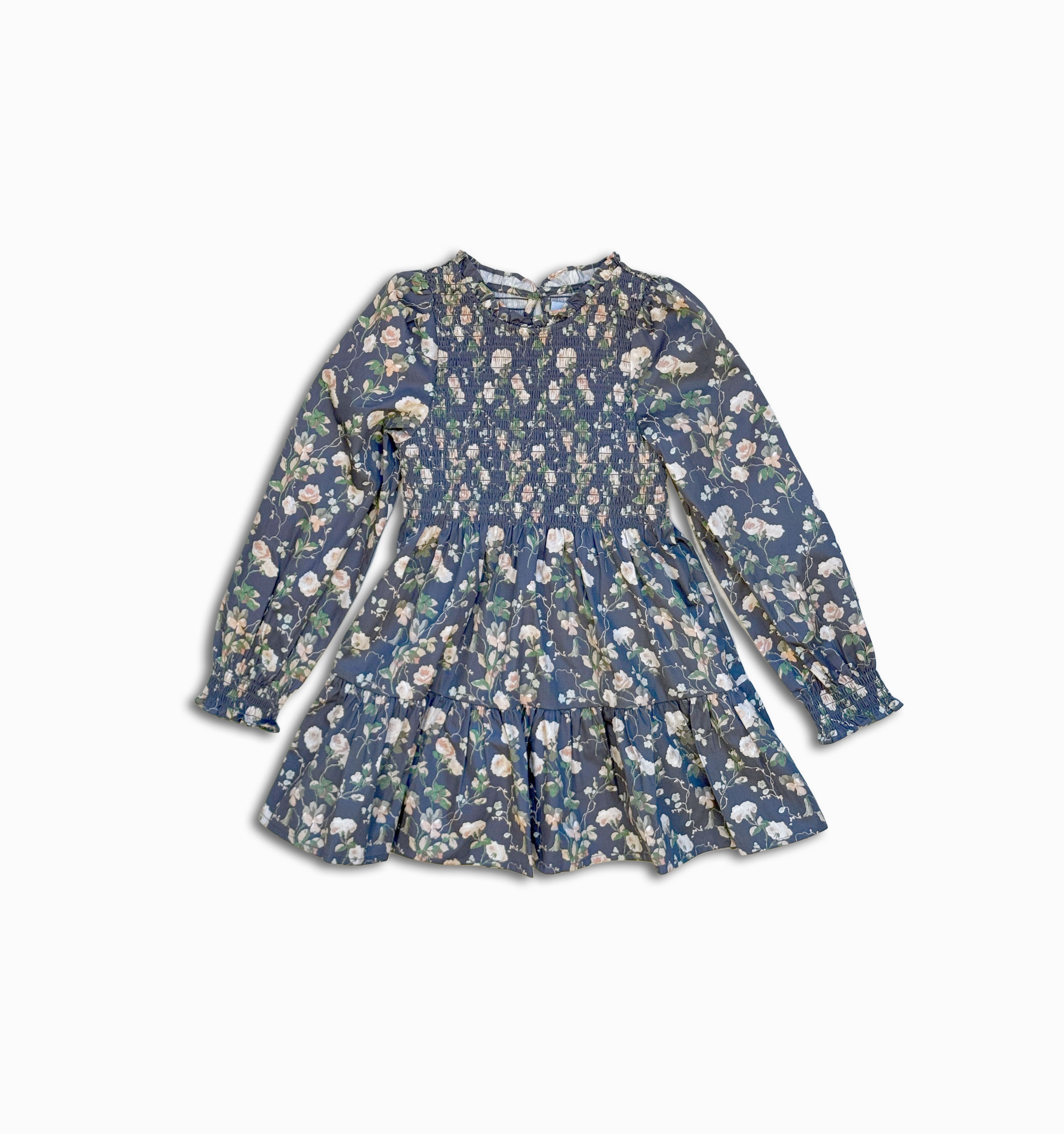 The Tiny Viviana Nap Dress - Navy Bluebonnet