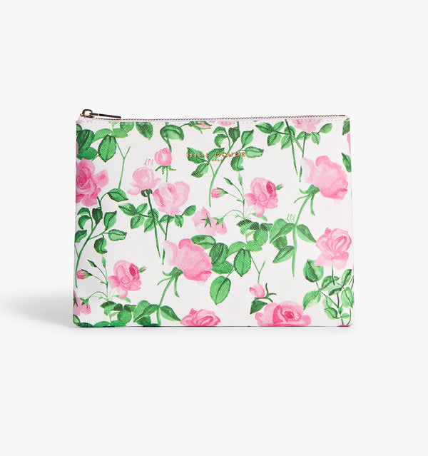 The Going Out Pouch - Pink Roses color:Pink Roses