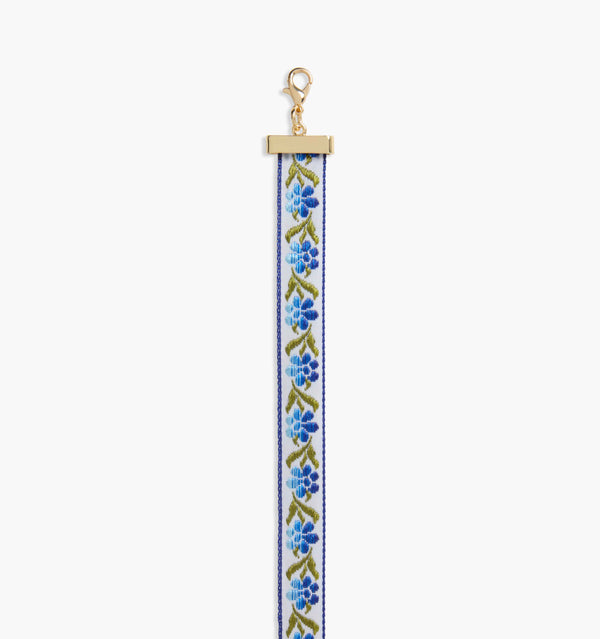 Ribbon Choker - Blue Multi