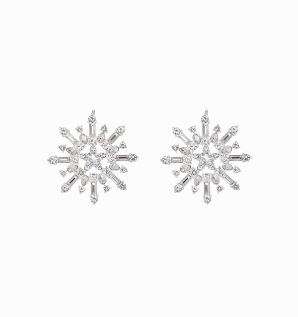 The Snowflake Earring - Silver