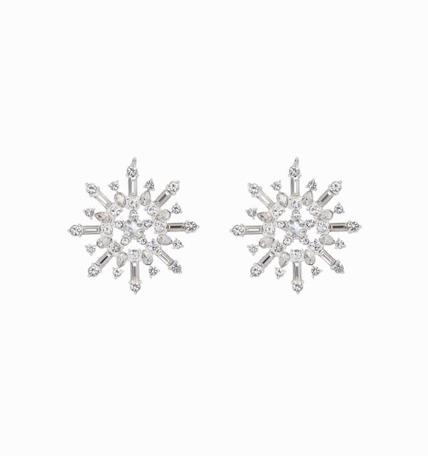 The Snowflake Earring - Silver