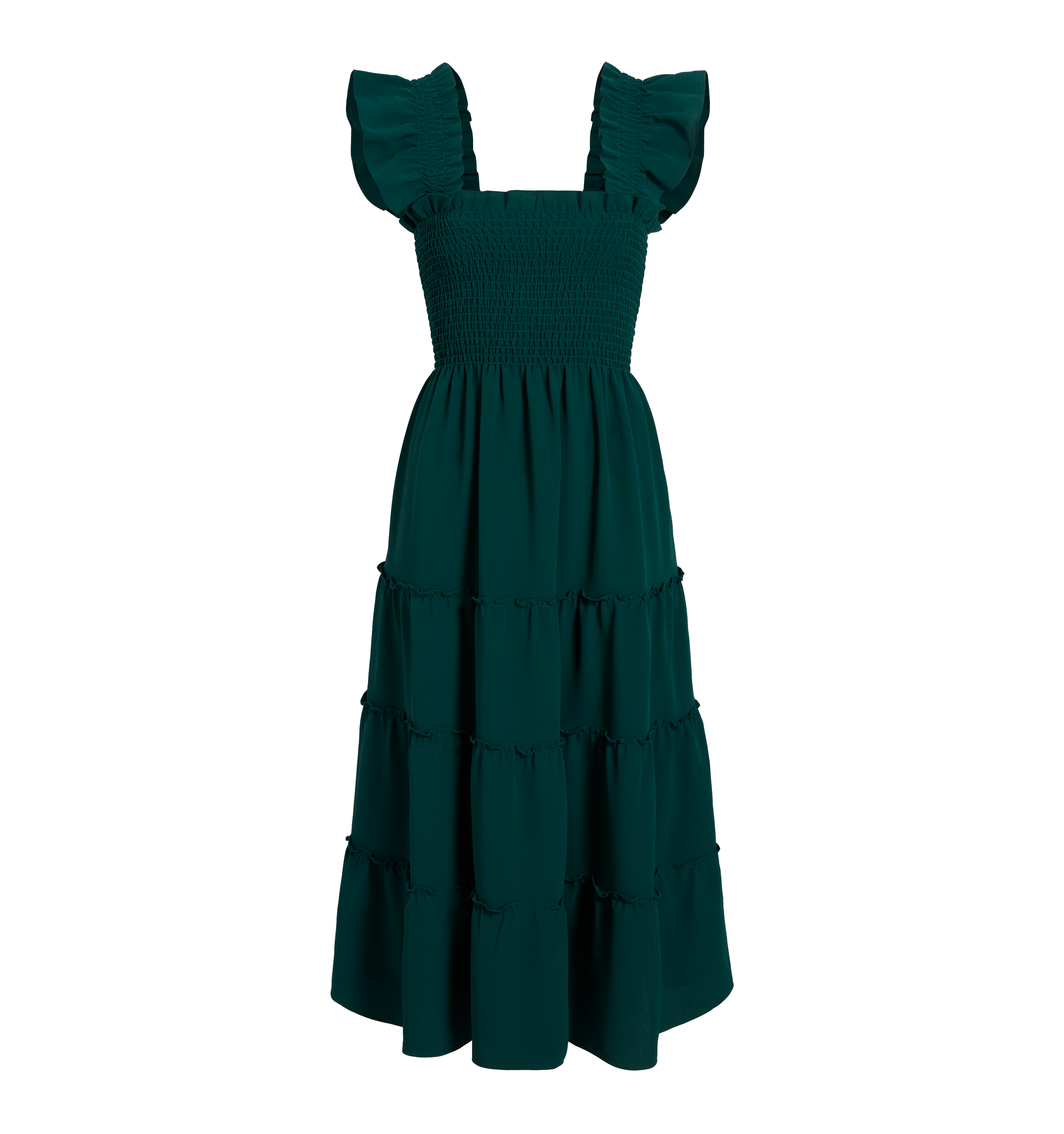 The Ellie Nap Dress - Botanical Garden Crepe