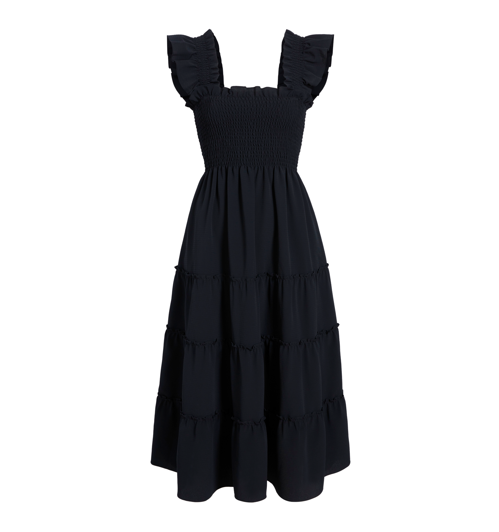 The Ellie Nap Dress - Black Crepe – Hill House Home The Ellie Nap Dress - Black Crepe – Hill House Home
