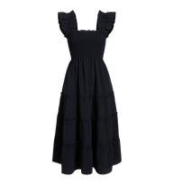 The Ellie Nap Dress - Black Crepe – Hill House Home