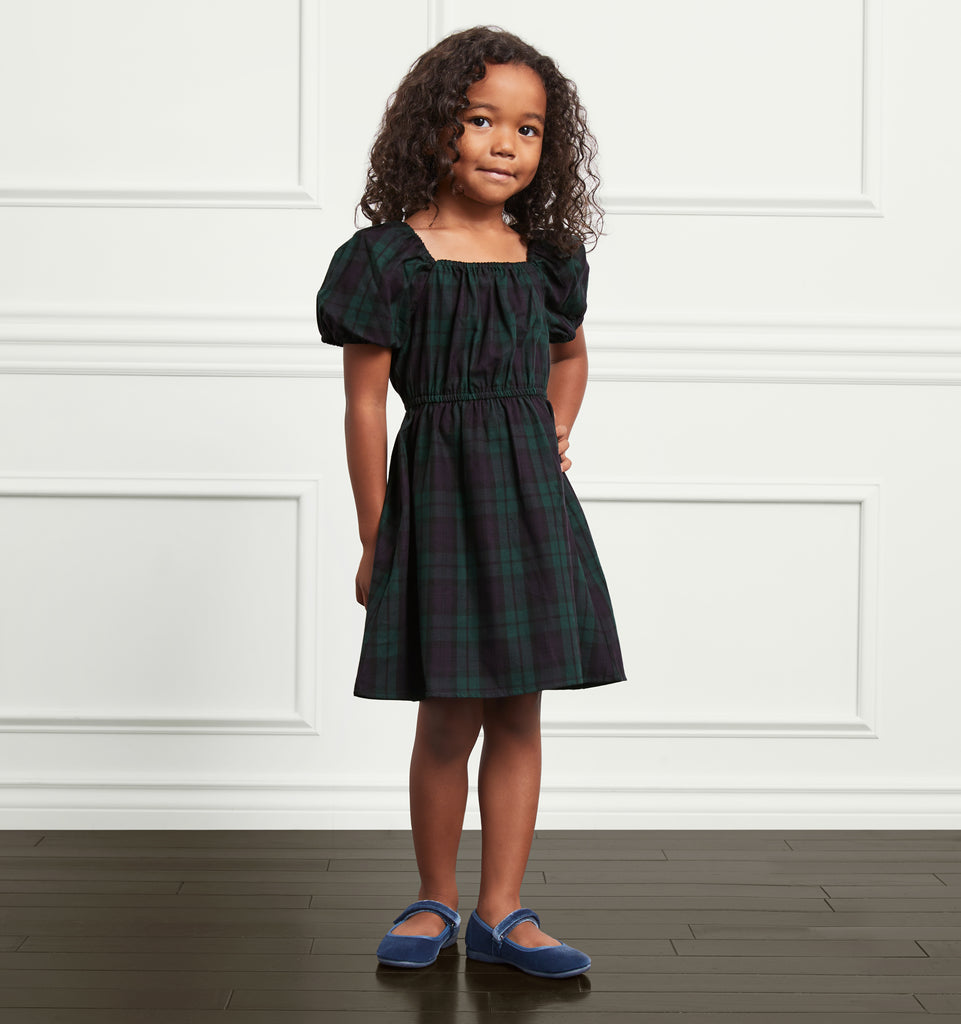 The Tiny Sienna Dress Blackwatch Tartan