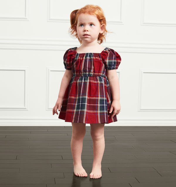 The Tiny Sienna Dress - Red Tartan