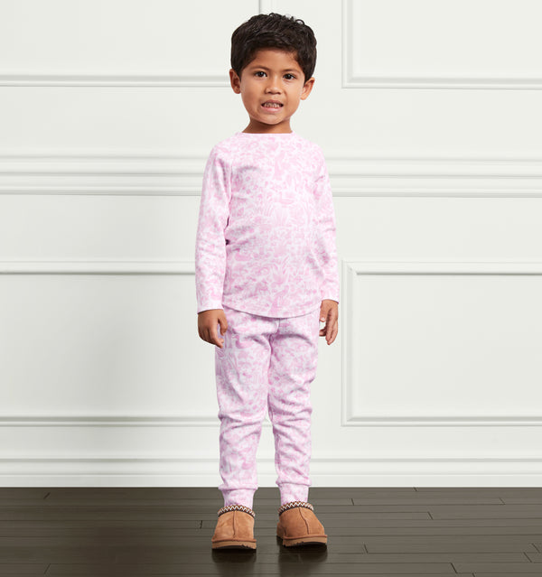 The Tiny PJ Set - Pink Sherwood Forest