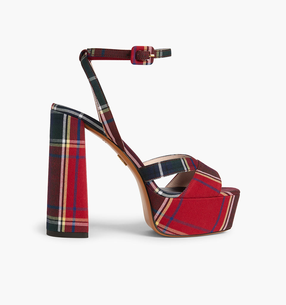 The Party Platform Red Tartan
