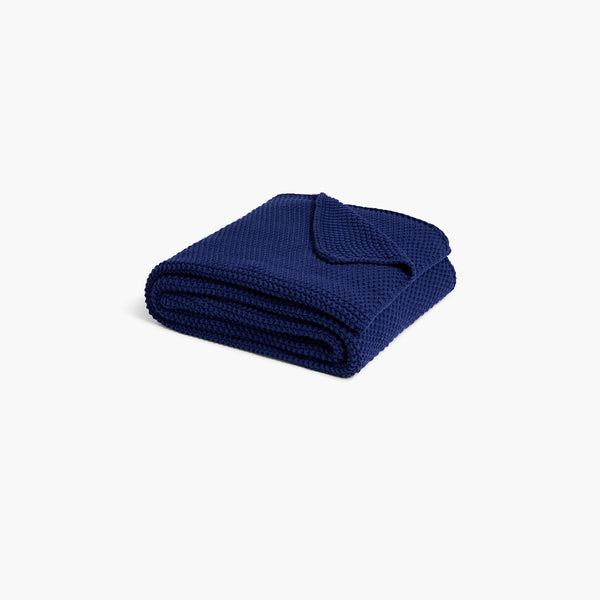 The Throw Blanket - Navy – Hill House Home