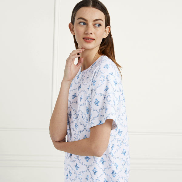 house on the hill Pajama 新品 The Olivia Pajama Set - Blue Botanical – Hill House Home