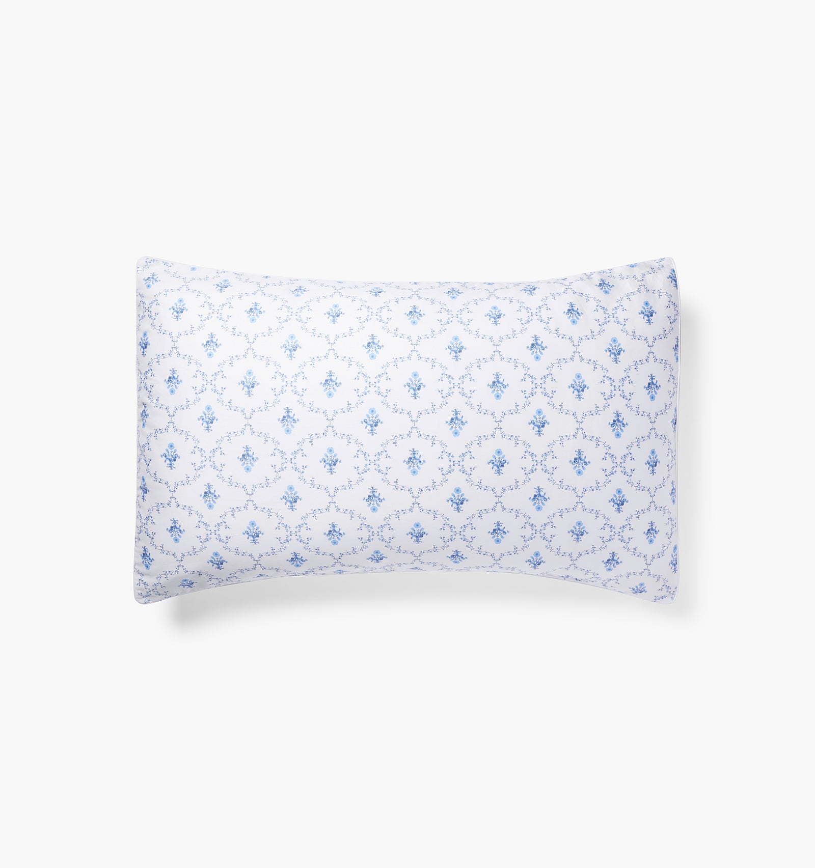 Blue Trellis Pillowcase Set