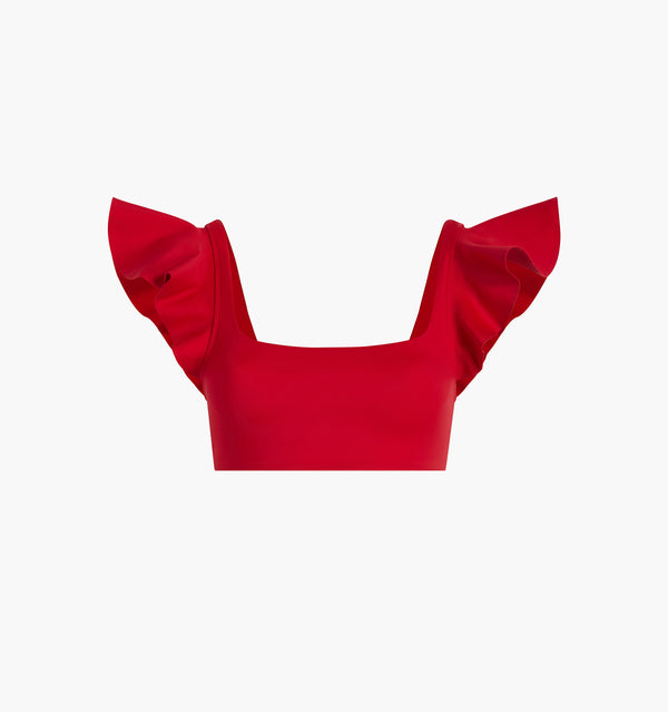 The Isla Swim Top - Red