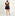 Stephanie wears an XL in the Black color:black 