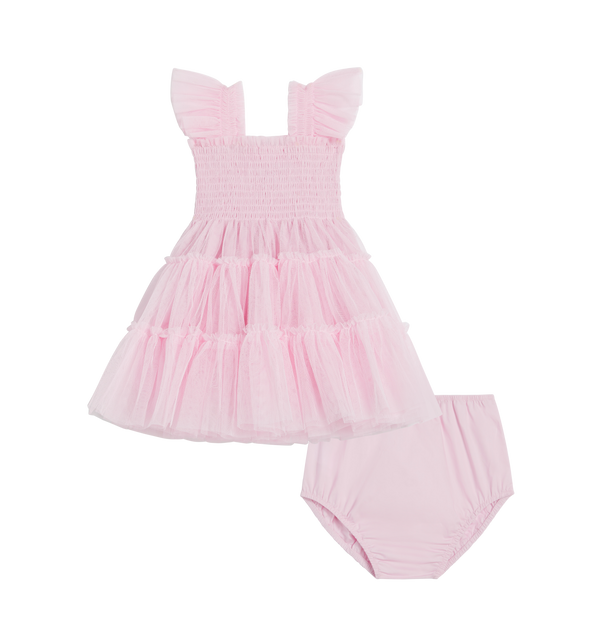 The Baby Tulle Ellie Nap Dress - Pink Tulle