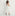 The Lace Ribbon Ellie Nap Dress - White Lace with Black Ribbon