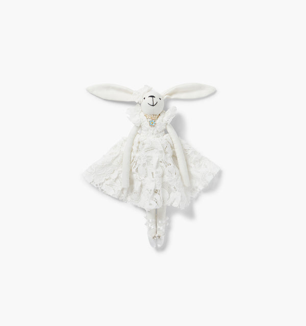 The Beatrice Nap Dress Bunny - White Lace