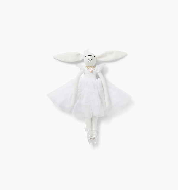 The Beatrice Nap Dress Bunny - White Tulle