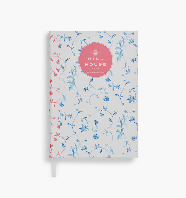 Hill House Home Notebook - Blue Botanical