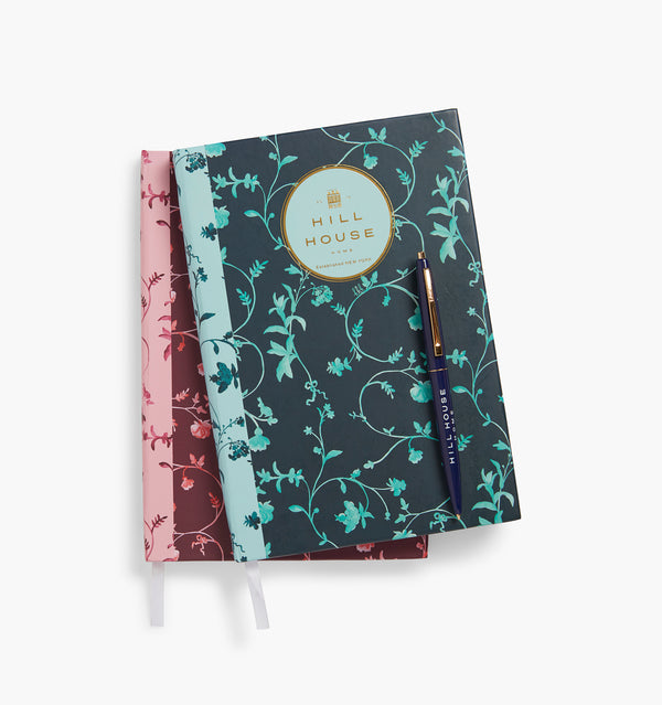 Hill House Home Notebook - Emerald Botanical