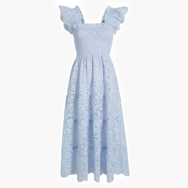 hill house nap dress blue botanical Hill House Home The Ellie Nap Dress | Blue Botanical | XL | Adult | Women's main image 1