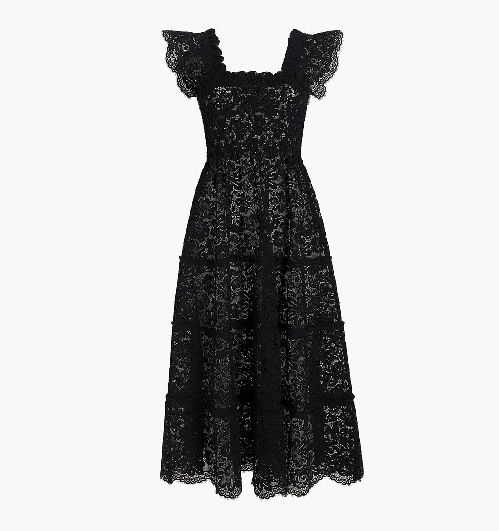 hillhouse black dress The Lace Ellie Nap fw25 inspired midriff for an First Bday Photos Dress Color:Martini Olive