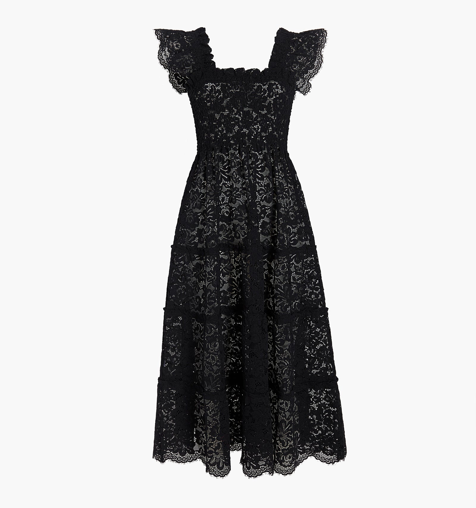 The Ellie Nap Dress | Lace Black / XXS | | Cotton