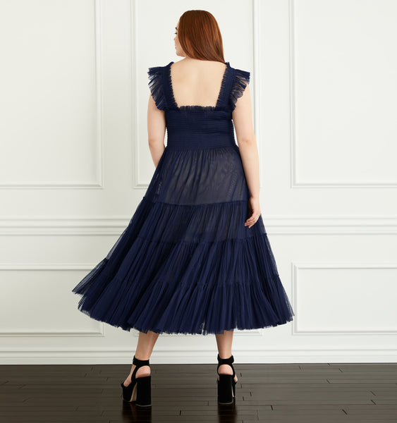 The Tulle Ellie Nap Dress - Navy Tulle – Hill House Home
