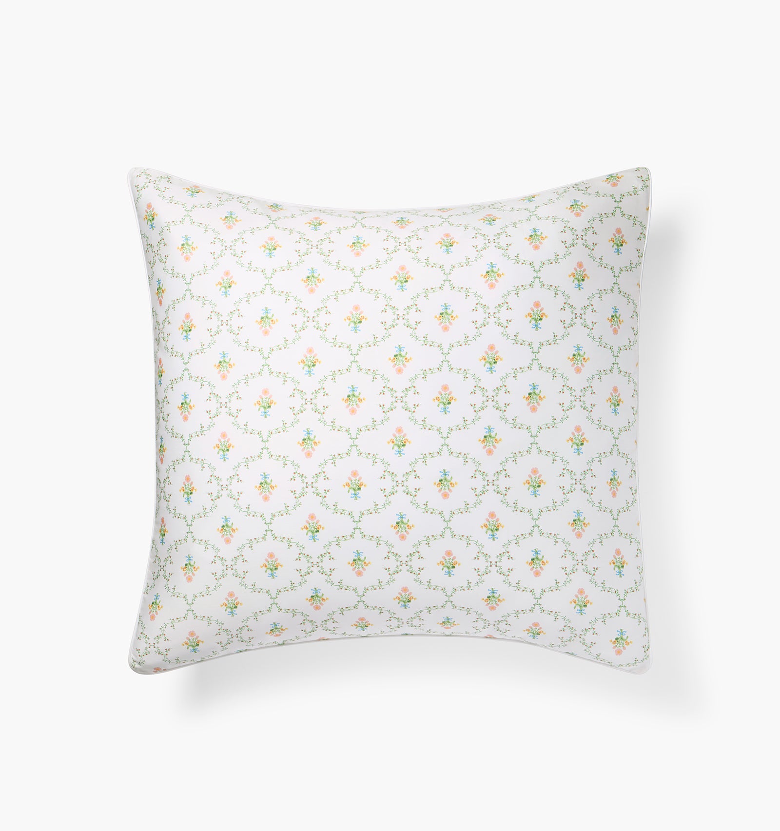 Pastel Trellis Euro Sham