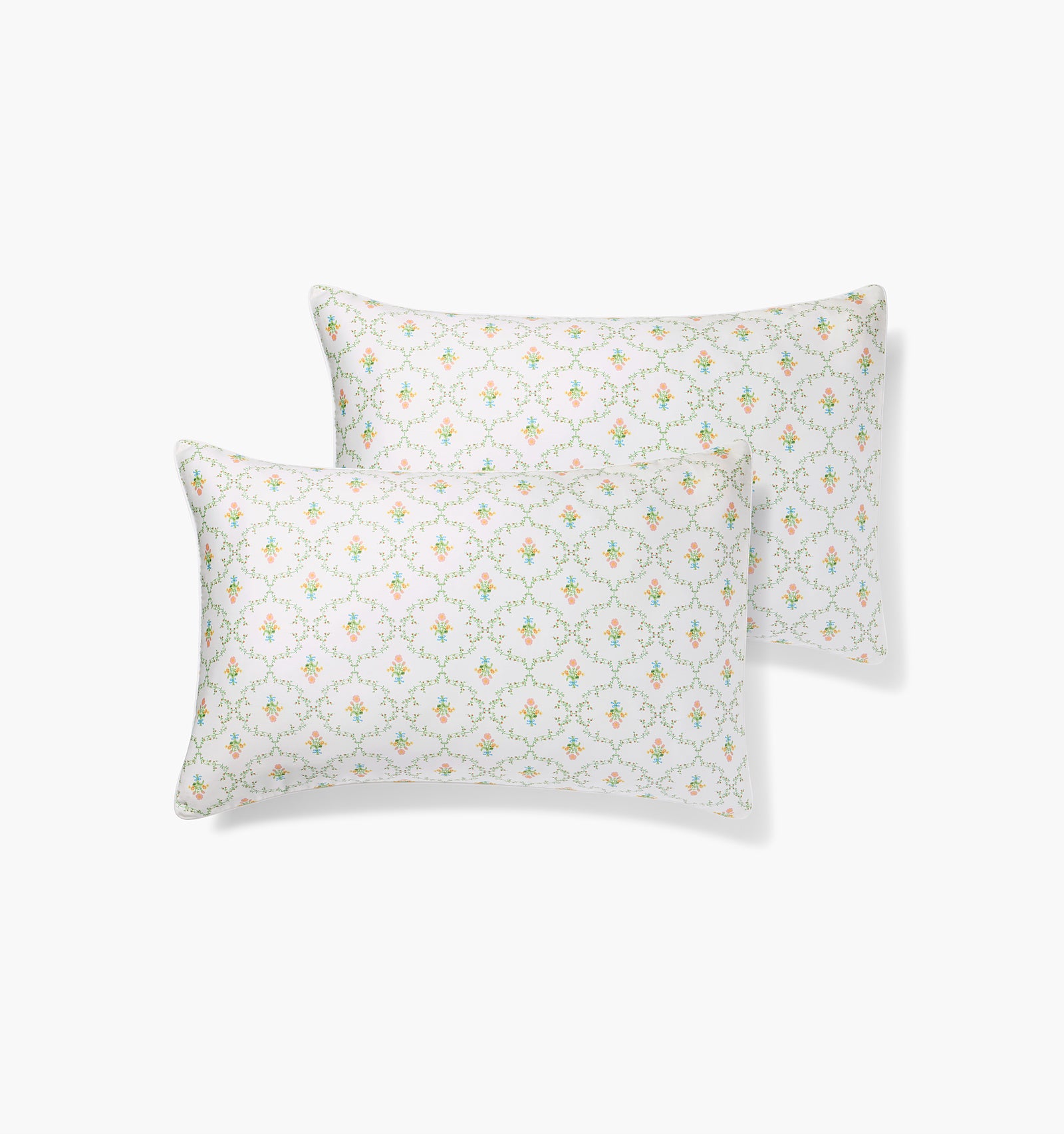 Pastel Trellis Pillowcase Set