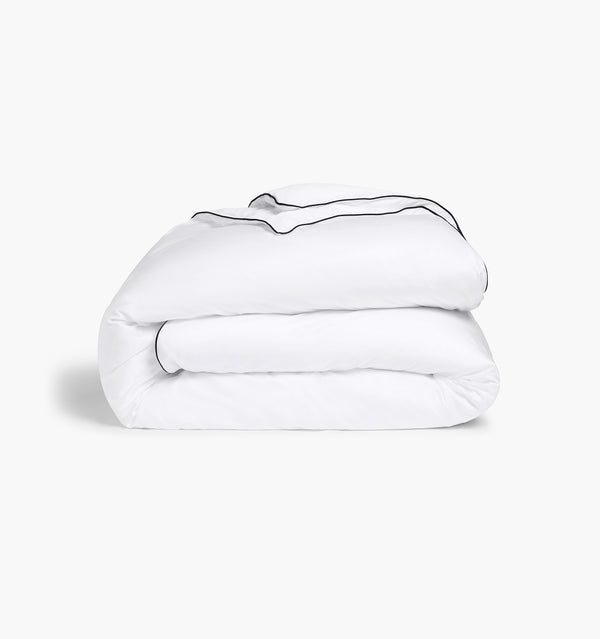 Savile Duvet Cover - Classic Black