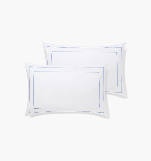 Chancery Lane Pillowcase Set - Powder Blue