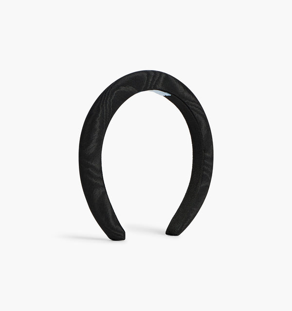 The Alice Headband - Black Moire color:black moire